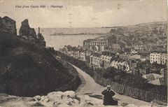 View from Castle Hill, Hastings - Posted 15th September 1933 - Flickr - drew anywhere.jpg